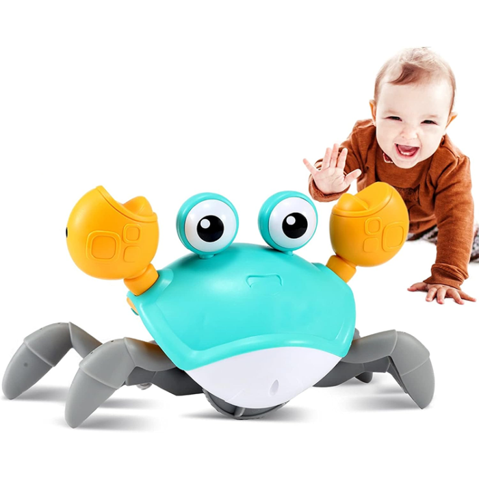 Crawling Crab Baby Toy Electric Induction Bath Toys for Kids