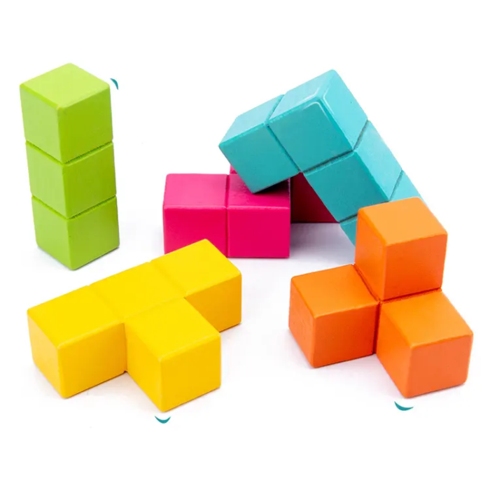 12 pcs 4.2cm Rounded Edges Educational 3D Construction Blocks DIY Magnetic Cubes